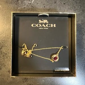 NWT 🏷️ 🌟 Coach Open Circle Slider Bracelet